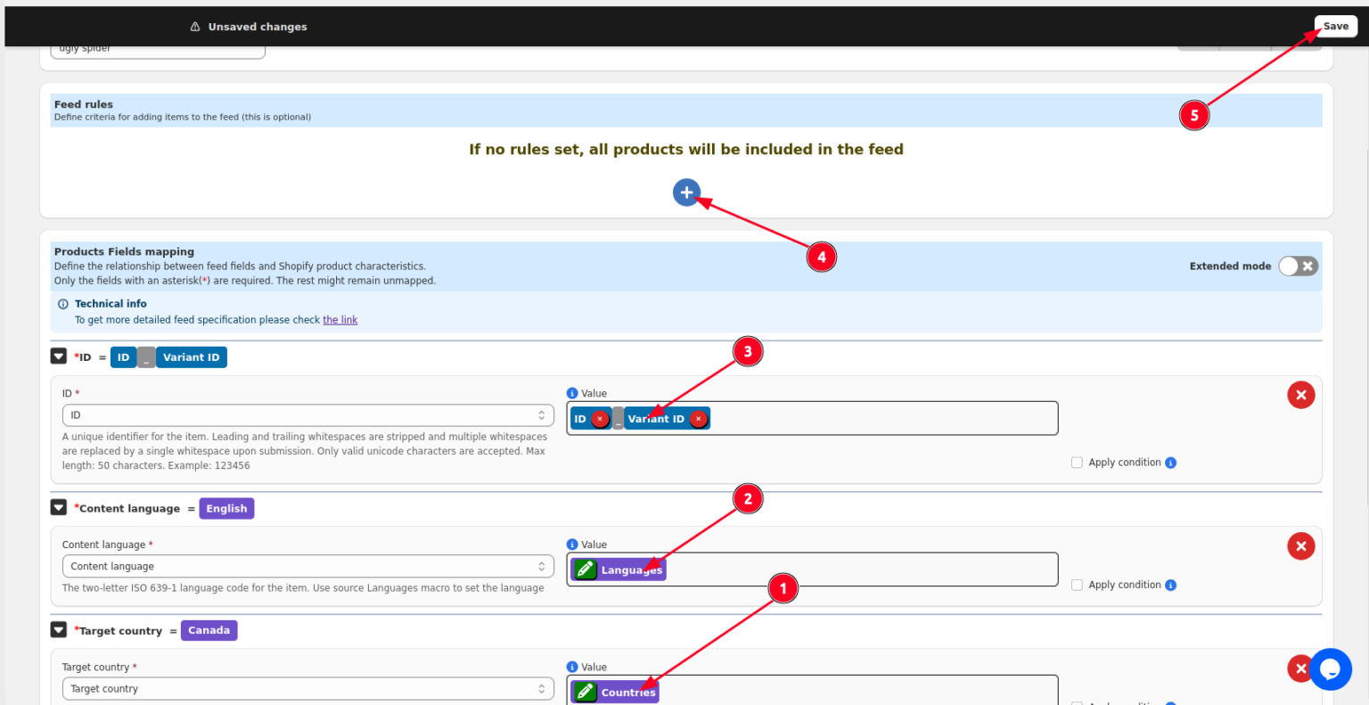 Configure GMC API based feed