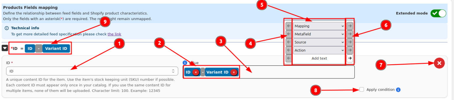 Input field