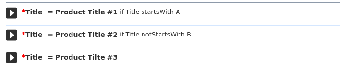 Feed value rules explanation